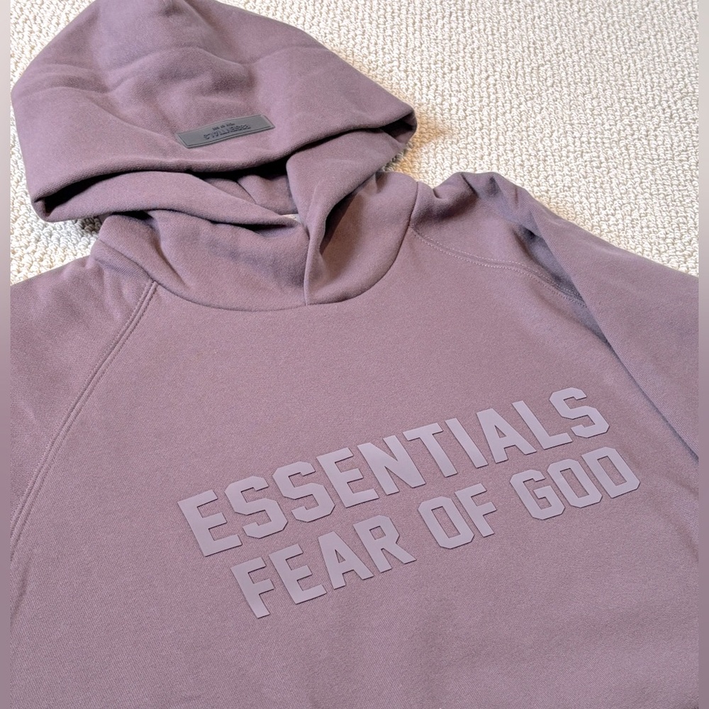 NEW Essentials Fear of God Plum Hoodie Authentic